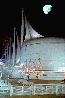 Canada Place - Full Moon